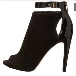 Calvin Klein Black Bootie Heels